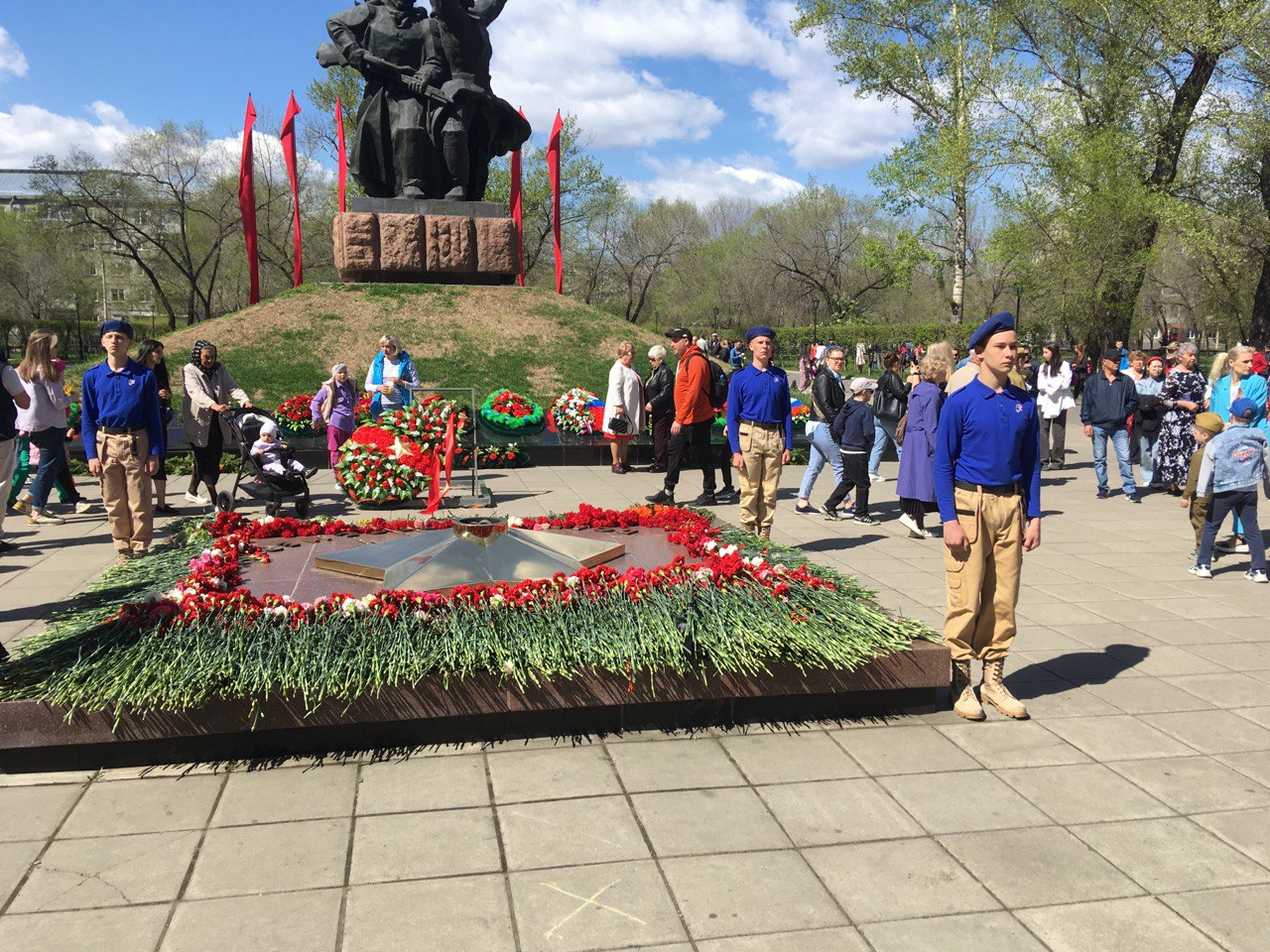 Вахта Памяти и Славы в городе Абакане